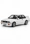 Bmw E30 M3 1:24 Scale Metal Toy Car 22 cm Openable Door Hood Trunk White - 2
