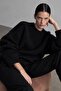 Noelle Basic Knitwear Sweater – Women's Crew Neck Long Sleeve Ribbed Soft Textured Sweater