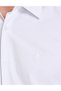White Slim Fit Long Sleeve Basic Shirt 50331432-Vr013 - 6