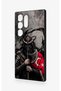 Samsung S24 Ultra Compatible Turkish Warrior Patterned Silicone Case - 4