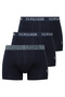 Boxer Shorts - Dark blue - Plain