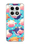 Redmi Note 15 4g Compatible Cute Cow Printed Transparent Phone Case