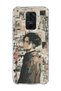 Redmi Note 9 Compatible Anime Newspaper Collage Printed Transparent Phone Case