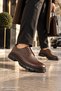 Orba Genuine Leather Lace-Up Thick Sole Men's Daily Classic Casual Shoes - 7