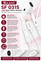 SF 0315 Lightning Wired Single Earphone with Microphone & Remote - White - 2