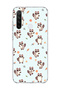 Redmi Note 8 Compatible Cute Raccoon Printed Transparent Phone Case