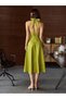 Rochie midi, verde - 2