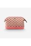 Jaipur Flower Pink Polyester Makeup Bag 26X12X18 cm