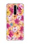 Redmi Note 8 Pro Compatible Tiny Flower Watercolor Printed Transparent Phone Case