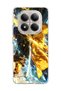 Redmi Note 15 Pro 4g / 5g Compatible Anime Lightning Sword Printed Transparent Phone Case