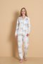 Mirano 9805 Şardonlu Soft Winter Buttoned Checked Women's Pajama Set - 3