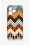 Realme C53 Compatible Colorful Knitted Patterned Silicone Case - 2