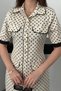 Ecru Polka Dot Dress - Ecru - 4