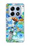 Redmi Note 14 Pro 4g Compatible Clownfish Cat Printed Transparent Phone Case