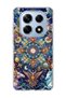 Redmi Note 14 Pro 4g Compatible Signs Wheel Printed Transparent Phone Case