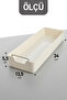 2-Piece Self-Adhesive Sliding Rail Multi-Purpose In-Cabinet Organizer Bathroom Kitchen Organizer 13X34 cm - 3