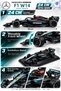 Die Cast Ferrari Sf-23 Formula 1 Metal Model Car 24 cm – Racing Car with Movable Front Wheels and Display Stand - 2