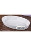 Lumina Oval Porcelain Presentation Bowl / Serving Plate 16*10 cm - 3