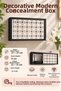 Wall Mountable Decorative Modem-Wifi and Insurance Storage Box 25X35 cm Depth 11 cm