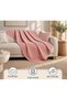 100% Cotton 220X240 cm Waffle Patterned, Pique Bed & Sofa Cover - 5
