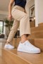 Cr-1008 Women's White Daily Comfortable Sneaker Comfort Anatomical Sports Shoes