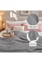 100% Cotton 180X220 cm Waffle Patterned, Pique Bed & Sofa Cover - 4