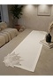 French Lace Cactus Model Linen Gardenia Luxury Long Runner - 2