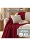 100% Cotton 180X220 cm Waffle Patterned, Pique Bed & Sofa Cover - 6