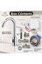 Chrome Sink Faucet with Photocell Sensor, Contactless Automatic Saving Water Modern Faucet Kuğu - 8