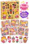 Sticker Set Cute Figures - 100 Sheets 600+ Stickers - Yellow