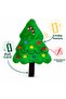 Dog Toy Set with Squeaky Plush Cookies, Vikvik Cane Candy, and Pine Tree - 7