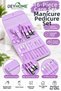 Travel Type 16 Piece Manicure Pedicure Set with Bag Nail Care Set Hand and Foot Care Kit Lavender