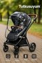 Ultra Luxury Elastic Zippered Baby Stroller Rain Cover
