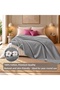 100% Cotton 240X260 cm Premium Waffle Pattern Pique Blanket & Bedspread - 3