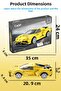 Evo Yellow Race Car with 289 Pieces Blocks 2.4Ghz Remote Control - Bluetooth Controlled Via Mobile App Bpa-Free Quality Abs Plastic Technical Building Blocks Toy Set - 5