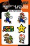 Super Mario Iron-On Laser Cut Fabric Patch Set – T-Shirt, Sweatshirt, and Denim Jacket Fabric Patch (6 Pieces)