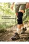 Patella Knee Brace with Ligaments, Adjustable Sports Knee Brace with Silicone Pads and Side Support -