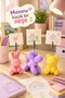 Pufi 3-Piece Desktop Note Holder Set |   Gift Note Holder with Metal Clip and Rabbit, Dog, and Teddy Bear Figures - 3