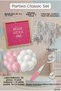 Hospital Room Decoration Welcome Baby First Day Classic Set Girl Pink Felt Letter Board with Stand Pump Balloon Chain - 3