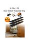 3 Pieces Adhesive Under-Door Threshold Sponge 90 cm Thin Foam Cold Weather and Wind Insulation Strip, Sound, Dust, Pest and Insect Blocker Practical Door Seal, Heat-Saving Insulation Solution - 2