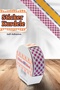 Self-Adhesive Jacquard Sticker Ribbon 16 mm X 120 cm – Gingham & Diamond Pattern Woven Stripe Border Tape