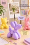 Pufi 3-Piece Desktop Note Holder Set |   Gift Note Holder with Metal Clip and Rabbit, Dog, and Teddy Bear Figures - 5