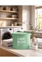 2-Compartment Metal Detergent Storage Container 7 Liters – Laundry Detergent Box for Colored and White Clothes - 2