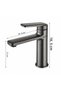 Eksen İnox Sink Faucet Single Handle Hot Cold Bathroom Tap Stylish Design - 5