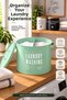 2-Compartment Metal Detergent Storage Container 7 Liters – Laundry Detergent Box for Colored and White Clothes