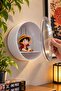 Anime Figure Display Box Hangable on the Wall Round 15.5X8.5Cm Pc465 - 5