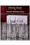 M. Coco Musette Pamela Set of 4 Whiskey Glasses 250 ml Classic 8 cm Height 7 cm Mouth