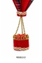Christmas Ornament Zeplin Velvet Plaid Red White 30 cm - 2