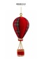 Christmas Ornament Zeplin Velvet Plaid Red White 30 cm