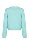 Wardrobe Essentials Turquoise Button Detailed Cotton Basic Knitwear Cardigan Twoaw26Hi00001 - 3